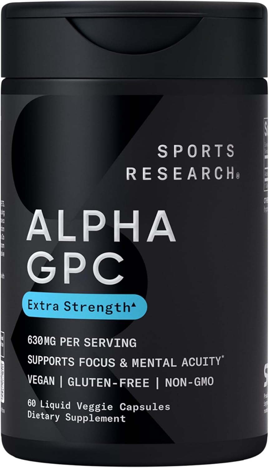 Sports Research Alpha GPC 60 Capsules