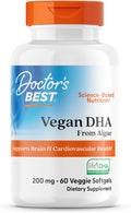 Doctors Best Vegan DHA from Algae 60 Softgels