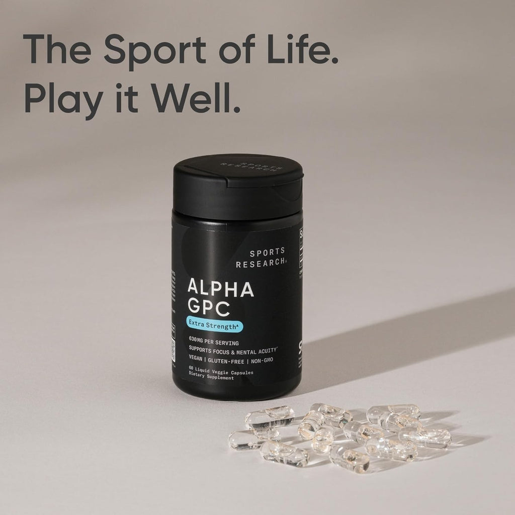 Sports Research Alpha GPC 60 Capsules